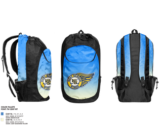 Gear Bag, Wings, Ice Hockey, Teamtime, Team time, sublimation, custom sports apparel, team uniforms, spirit wear, spiritwear, sports uniforms, custom shirts, team store, custom team store, fundraiser sports, apparel fundraiser