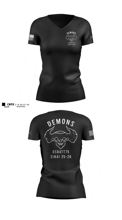 D-co 1-173 1st PLT 21707441 Women's Short Sleeve V-neck Shirt - 5