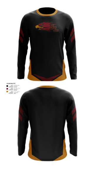 Long Sleeve Performance Shirt, Silver Lake Eagles, Wrestling, Teamtime, Team time, sublimation, custom sports apparel, team uniforms, spirit wear, spiritwear, sports uniforms, custom shirts, team store, custom team store, fundraiser sports, apparel fundraiser