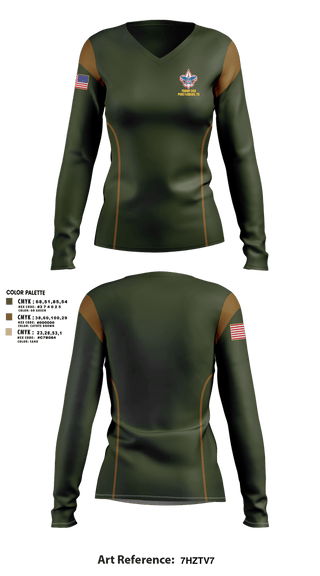 Womens Long Sleeve Vneck Shirt, Scouts BSA, Spirit Store, Teamtime, Team time, sublimation, custom sports apparel, team uniforms, spirit wear, spiritwear, sports uniforms, custom shirts, team store, custom team store, fundraiser sports, apparel fundraiser