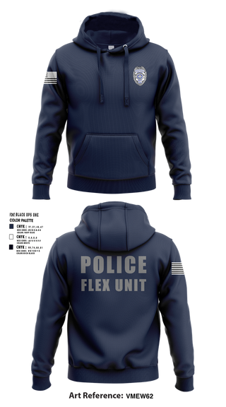 Hoodie, Hendersonville FLEX Team, Police, Teamtime, Team time, sublimation, custom sports apparel, team uniforms, spirit wear, spiritwear, sports uniforms, custom shirts, team store, custom team store, fundraiser sports, apparel fundraiser