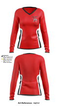 Cave City 27613702 Women's Long Sleeve V-neck Shirt - 1