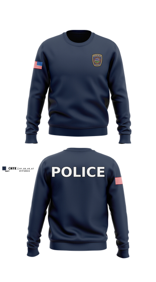 Crew Neck Sweatshirt, Lake Quivira Police Department, Police, Teamtime, Team time, sublimation, custom sports apparel, team uniforms, spirit wear, spiritwear, sports uniforms, custom shirts, team store, custom team store, fundraiser sports, apparel fundraiser