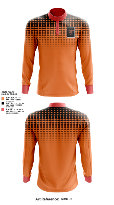 Blaze Step Team Atl 38729208 Quarter Zip Jacket - 1