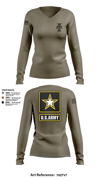 Womens Long Sleeve Vneck Shirt, 702nd eng, , Teamtime, Team time, sublimation, custom sports apparel, team uniforms, spirit wear, spiritwear, sports uniforms, custom shirts, team store, custom team store, fundraiser sports, apparel fundraiser