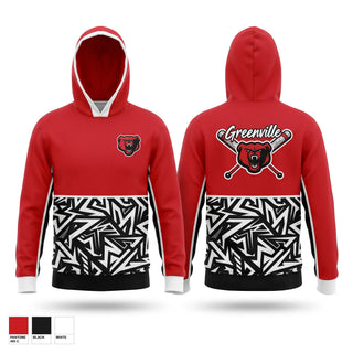 Hoodie, Greenville Bears, Baseball, Teamtime, Team time, sublimation, custom sports apparel, team uniforms, spirit wear, spiritwear, sports uniforms, custom shirts, team store, custom team store, fundraiser sports, apparel fundraiser