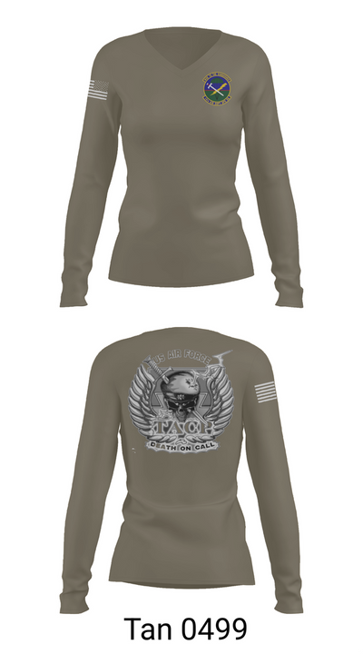 14th ASOS 72723068 Women's Long Sleeve V-neck Shirt - 77