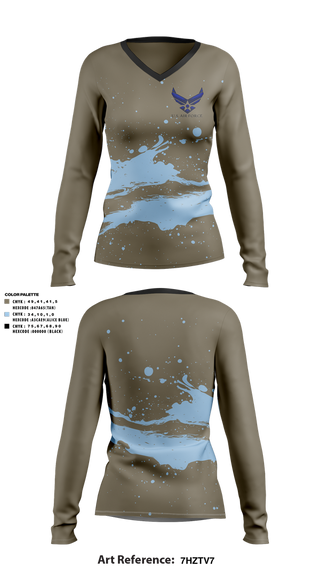 Womens Long Sleeve Vneck Shirt, Team Robbins, Softball, Teamtime, Team time, sublimation, custom sports apparel, team uniforms, spirit wear, spiritwear, sports uniforms, custom shirts, team store, custom team store, fundraiser sports, apparel fundraiser