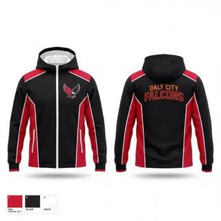 Windbreaker, DALY CITY FALCONS, Men's Basketball, Teamtime, Team time, sublimation, custom sports apparel, team uniforms, spirit wear, spiritwear, sports uniforms, custom shirts, team store, custom team store, fundraiser sports, apparel fundraiser