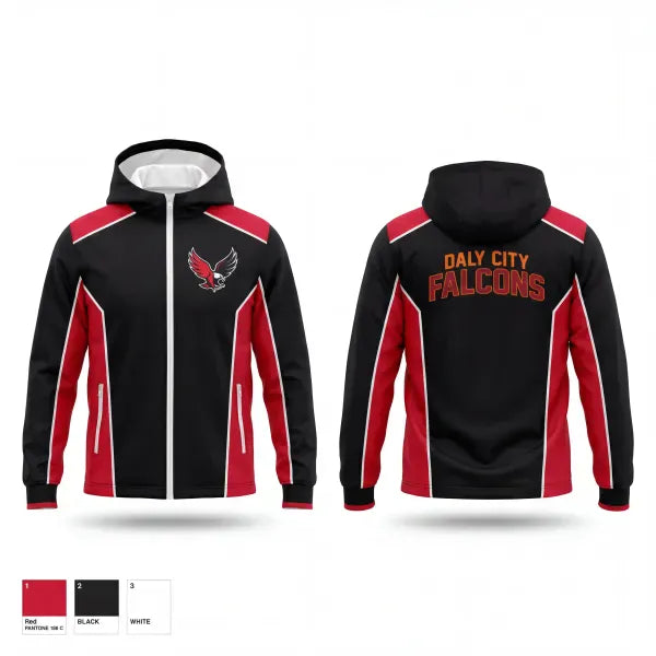 Windbreaker, DALY CITY FALCONS, Men's Basketball, Teamtime, Team time, sublimation, custom sports apparel, team uniforms, spirit wear, spiritwear, sports uniforms, custom shirts, team store, custom team store, fundraiser sports, apparel fundraiser