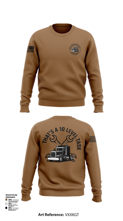 1482nd Transportation Company 43933777 Crew Neck Sweatshirt - 102