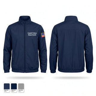 Windbreaker, Cadott Police Department, Police, Teamtime, Team time, sublimation, custom sports apparel, team uniforms, spirit wear, spiritwear, sports uniforms, custom shirts, team store, custom team store, fundraiser sports, apparel fundraiser