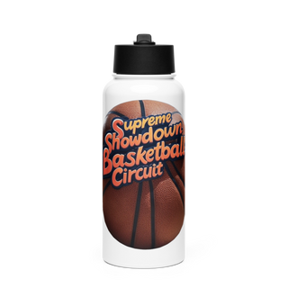 Supreme Showdown Stainless Steel Water Bottle with a Straw Lid