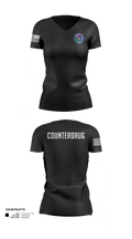 New York Counterdrug Task Force 16477551 Women's Short Sleeve V-neck Shirt - 21