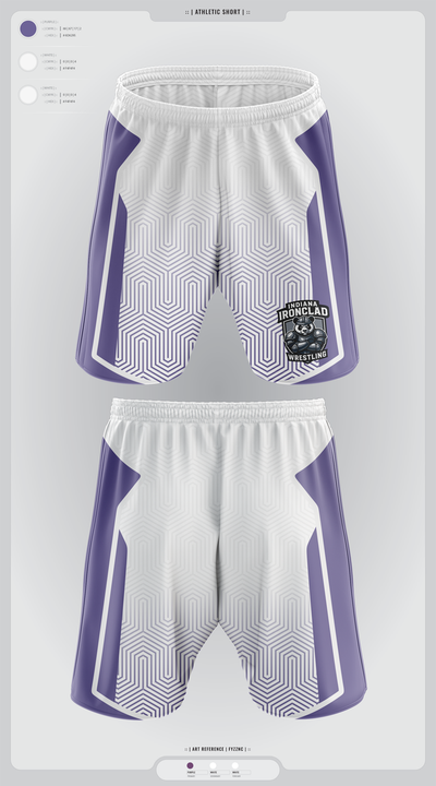 Indiana Ironclad Wrestling 65986308 Athletic Shorts With Pockets - 2