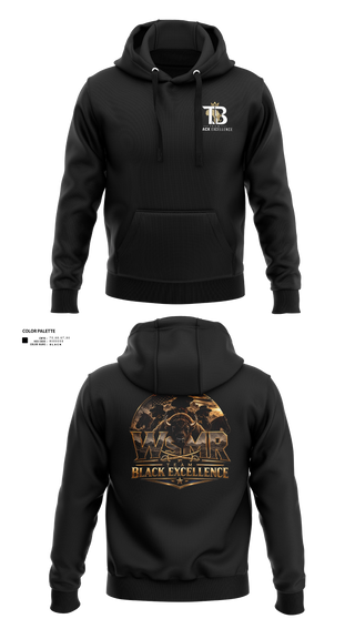 Hoodie, Black Excellence, , Teamtime, Team time, sublimation, custom sports apparel, team uniforms, spirit wear, spiritwear, sports uniforms, custom shirts, team store, custom team store, fundraiser sports, apparel fundraiser