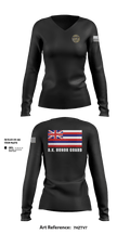 Department Of Corrections and Rehabilitation Honor Guard 39970301 Women's Long Sleeve V-neck Shirt - 2
