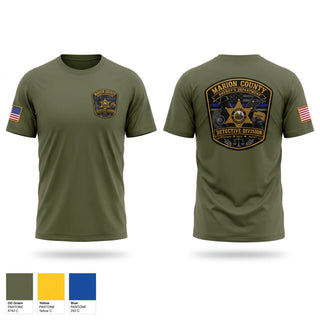 Old School Cotton Feel Shirt, Detective Division, Police, Teamtime, Team time, sublimation, custom sports apparel, team uniforms, spirit wear, spiritwear, sports uniforms, custom shirts, team store, custom team store, fundraiser sports, apparel fundraiser