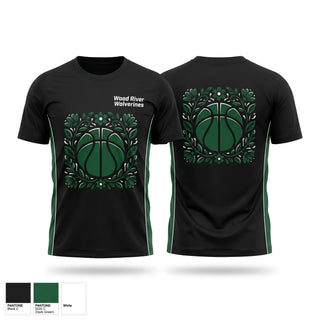 Short Sleeve Performance Shirt, Wood River Wolverines, Women's Basketball, Teamtime, Team time, sublimation, custom sports apparel, team uniforms, spirit wear, spiritwear, sports uniforms, custom shirts, team store, custom team store, fundraiser sports, apparel fundraiser