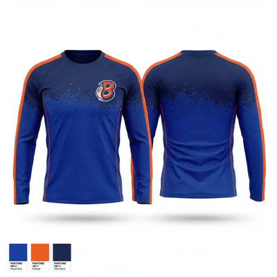 Mid-Michigan Beavers Baseball 35143748 Long Sleeve Performance Shirt 1