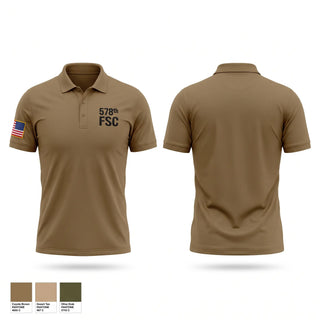Short Sleeve Performance Polo, 578th FSC, Army, Teamtime, Team time, sublimation, custom sports apparel, team uniforms, spirit wear, spiritwear, sports uniforms, custom shirts, team store, custom team store, fundraiser sports, apparel fundraiser