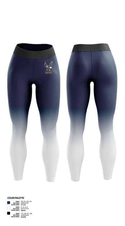 Barrington High School Gymnastics 6144044 Womens Leggings - 22