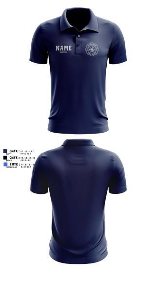 Short Sleeve Performance Polo, Ivanhoe Volunteer Fire Department, Fire Department, Teamtime, Team time, sublimation, custom sports apparel, team uniforms, spirit wear, spiritwear, sports uniforms, custom shirts, team store, custom team store, fundraiser sports, apparel fundraiser