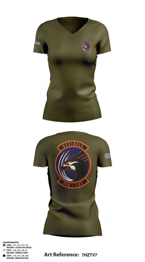 Womens Short Sleeve Vneck Shirt, Kestrels, Navy, Teamtime, Team time, sublimation, custom sports apparel, team uniforms, spirit wear, spiritwear, sports uniforms, custom shirts, team store, custom team store, fundraiser sports, apparel fundraiser