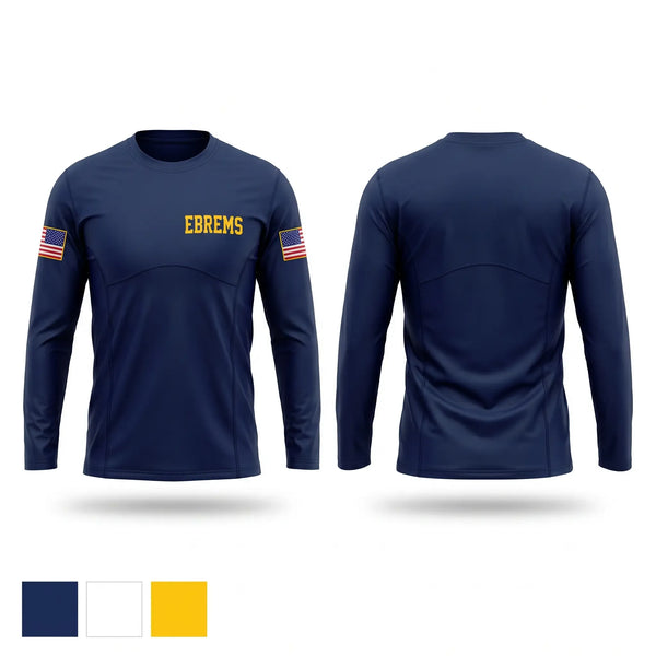 Long Sleeve Performance Shirt, EBREMS, EMS/EMT, Teamtime, Team time, sublimation, custom sports apparel, team uniforms, spirit wear, spiritwear, sports uniforms, custom shirts, team store, custom team store, fundraiser sports, apparel fundraiser