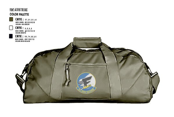 Duffle Bag, 69 BS, Air Force, Teamtime, Team time, sublimation, custom sports apparel, team uniforms, spirit wear, spiritwear, sports uniforms, custom shirts, team store, custom team store, fundraiser sports, apparel fundraiser