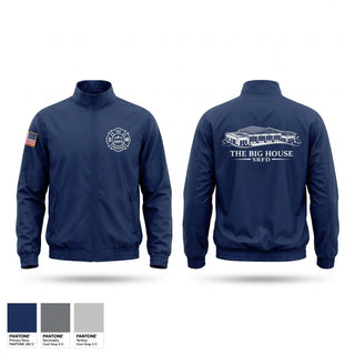 Windbreaker, Station 151, Fire Department, Teamtime, Team time, sublimation, custom sports apparel, team uniforms, spirit wear, spiritwear, sports uniforms, custom shirts, team store, custom team store, fundraiser sports, apparel fundraiser