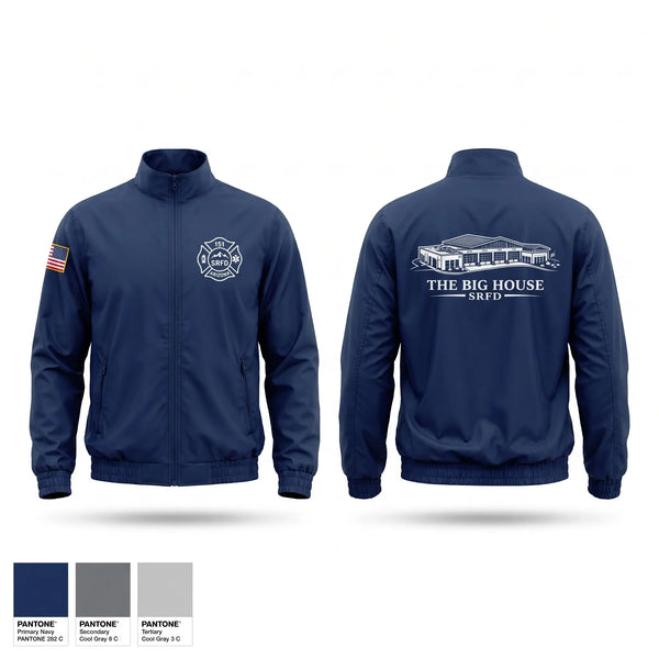 Windbreaker, Station 151, Fire Department, Teamtime, Team time, sublimation, custom sports apparel, team uniforms, spirit wear, spiritwear, sports uniforms, custom shirts, team store, custom team store, fundraiser sports, apparel fundraiser