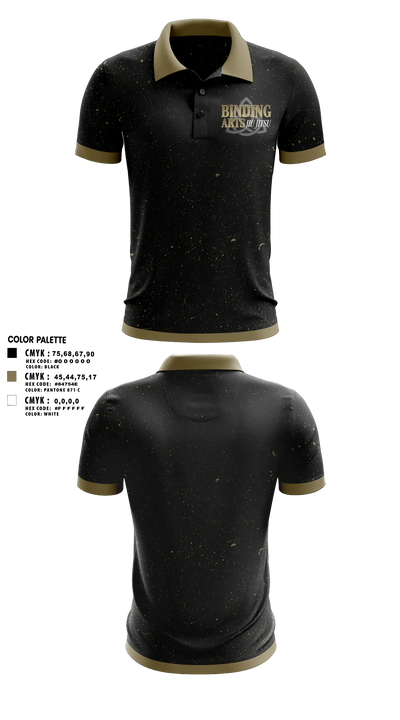 Binding Arts Jiu Jitsu 87523355 Short Sleeve Performance Polo - 25