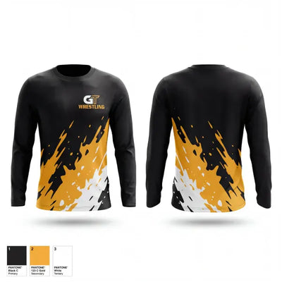 Groton Tigers 90043859 Long Sleeve Performance Shirt 1