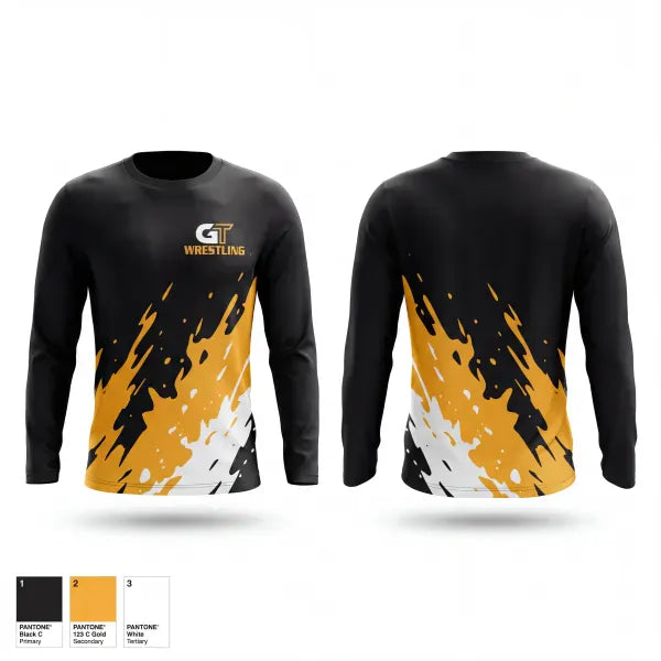 Long Sleeve Performance Shirt, Groton Tigers, Wrestling, Teamtime, Team time, sublimation, custom sports apparel, team uniforms, spirit wear, spiritwear, sports uniforms, custom shirts, team store, custom team store, fundraiser sports, apparel fundraiser
