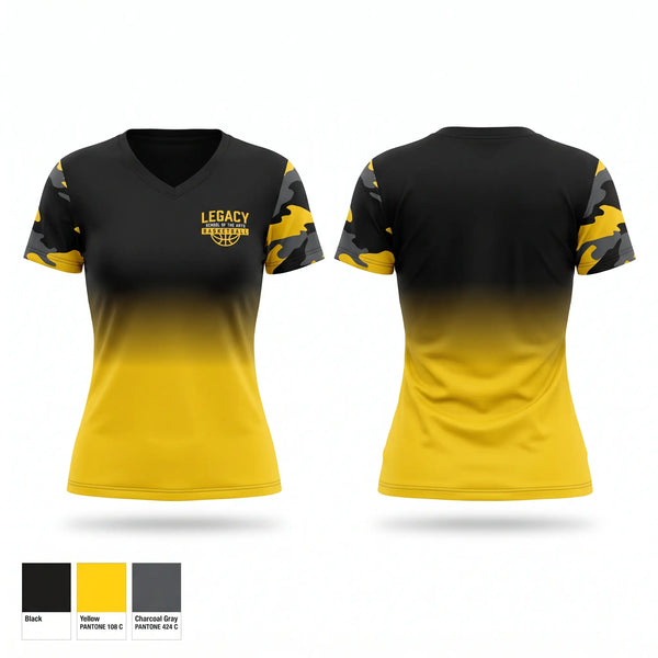 Womens Short Sleeve Vneck Shirt, Legacy School of the Arts, Men's Basketball, Teamtime, Team time, sublimation, custom sports apparel, team uniforms, spirit wear, spiritwear, sports uniforms, custom shirts, team store, custom team store, fundraiser sports, apparel fundraiser