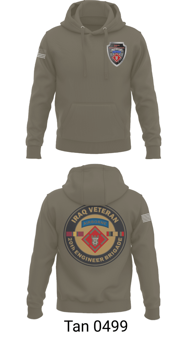 Hoodie, 20th Airborne Engineer, Army, Teamtime, Team time, sublimation, custom sports apparel, team uniforms, spirit wear, spiritwear, sports uniforms, custom shirts, team store, custom team store, fundraiser sports, apparel fundraiser