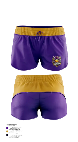 Womens Shorts, Lady Fusion, Softball, Teamtime, Team time, sublimation, custom sports apparel, team uniforms, spirit wear, spiritwear, sports uniforms, custom shirts, team store, custom team store, fundraiser sports, apparel fundraiser