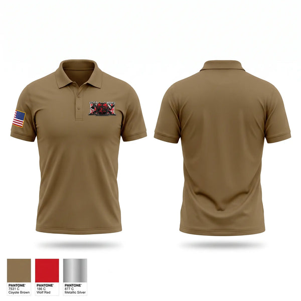 Short Sleeve Performance Polo, D 169, Army, Teamtime, Team time, sublimation, custom sports apparel, team uniforms, spirit wear, spiritwear, sports uniforms, custom shirts, team store, custom team store, fundraiser sports, apparel fundraiser
