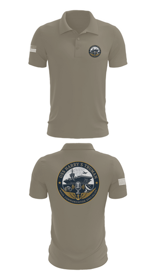 Short Sleeve Performance Polo, CVN75 Media, Navy, Teamtime, Team time, sublimation, custom sports apparel, team uniforms, spirit wear, spiritwear, sports uniforms, custom shirts, team store, custom team store, fundraiser sports, apparel fundraiser