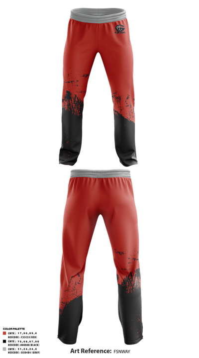 Glen Oaks High School Cross Country 26431612 Sweatpants - 1