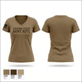 Arizona State Army ROTC 65838049 Women's Short Sleeve V-neck Shirt - 1