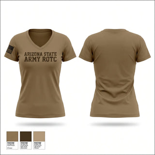 Womens Short Sleeve Vneck Shirt, Arizona State Army ROTC, Army, Teamtime, Team time, sublimation, custom sports apparel, team uniforms, spirit wear, spiritwear, sports uniforms, custom shirts, team store, custom team store, fundraiser sports, apparel fundraiser