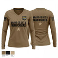 DET 5, B Co RRC 13754493 Women's Long Sleeve V-neck Shirt - 1