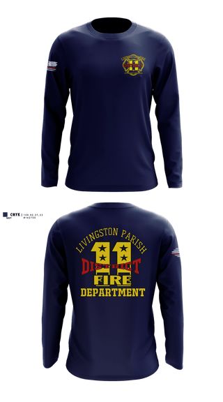 Long Sleeve Performance Shirt, Livingston parish fire district 11, Fire Department, Teamtime, Team time, sublimation, custom sports apparel, team uniforms, spirit wear, spiritwear, sports uniforms, custom shirts, team store, custom team store, fundraiser sports, apparel fundraiser