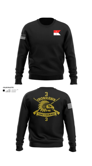 Crew Neck Sweatshirt, Comanche Squad, Army, Teamtime, Team time, sublimation, custom sports apparel, team uniforms, spirit wear, spiritwear, sports uniforms, custom shirts, team store, custom team store, fundraiser sports, apparel fundraiser