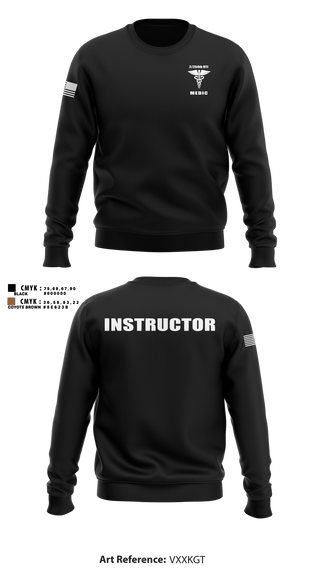 Crew Neck Sweatshirt, 2/254 RTI, Army, Teamtime, Team time, sublimation, custom sports apparel, team uniforms, spirit wear, spiritwear, sports uniforms, custom shirts, team store, custom team store, fundraiser sports, apparel fundraiser