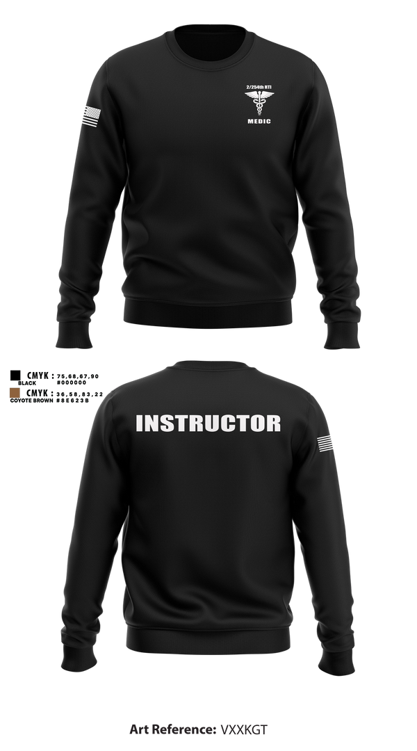 Crew Neck Sweatshirt, 2/254 RTI, Army, Teamtime, Team time, sublimation, custom sports apparel, team uniforms, spirit wear, spiritwear, sports uniforms, custom shirts, team store, custom team store, fundraiser sports, apparel fundraiser
