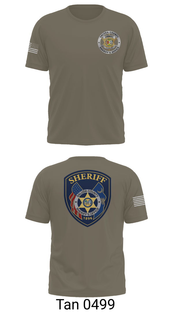 Short Sleeve Performance Shirt, Saluda County Sheriff's Office, Police, Teamtime, Team time, sublimation, custom sports apparel, team uniforms, spirit wear, spiritwear, sports uniforms, custom shirts, team store, custom team store, fundraiser sports, apparel fundraiser