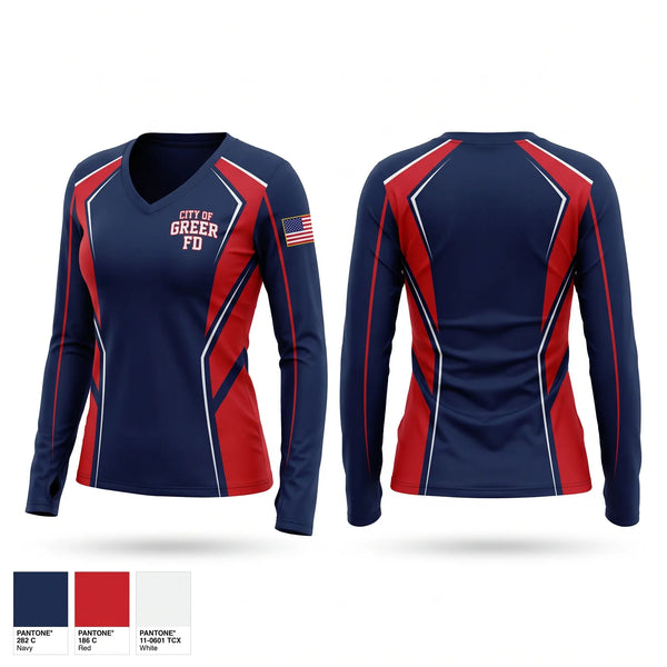 Old School Cotton Feel Shirt, City Of Greer FD, Fire Department, Teamtime, Team time, sublimation, custom sports apparel, team uniforms, spirit wear, spiritwear, sports uniforms, custom shirts, team store, custom team store, fundraiser sports, apparel fundraiser
